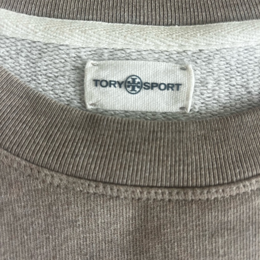 Tory Burch Tan Crewneck Sweatshirt - Picture 2 of 4